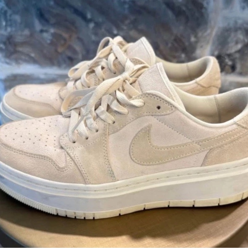 Nike Women's Beige Athletic Shoes, size 10, Air Jordan